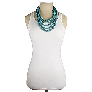Graduated Bright Bead Necklace