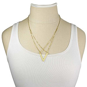 Gold Chain Armor Necklace
