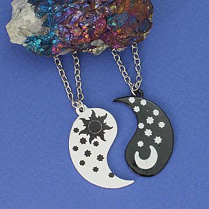 Balanced Set Celestial Yin Yang Necklace