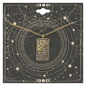 Major Arcana Gold Wisdom Tarot Necklace
