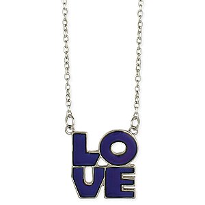 Silver 'Love' Mood Necklace