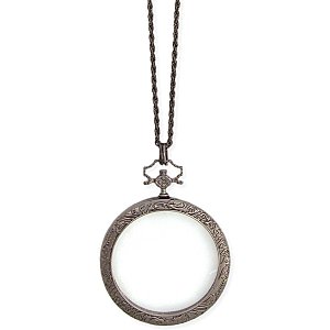 Silver Magnifying Glass Pendant