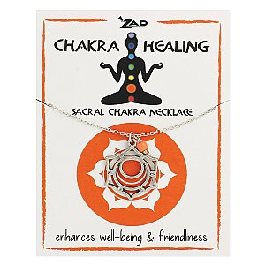 Sacral Chakra Healing Orange Bead Necklace
