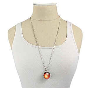 Wonders of the Universe Spinning Pendant Necklace