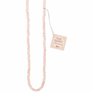 Gemstone Essentials Rose Quartz Bead Necklace
