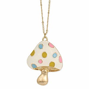 Alice's Mushroom Gold Necklace