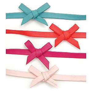 Leather Bow Choker in 4 Colors
