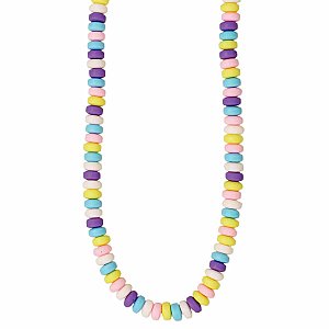 Candy Coated Pastel Bead Necklace