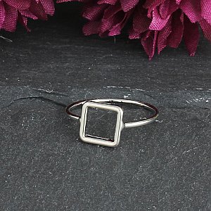Silver Minimalist Shape Ring