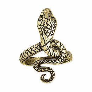 Wrapped Tight Gold Snake Ring