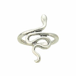 Silver Snake Slither Wrap Ring