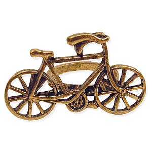 Gold Metal Bicycle Ring