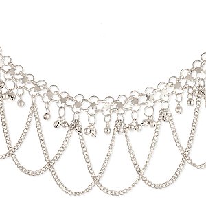 Silver Looping Chain Belt