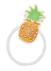 Rhinestone Enamel Pineapple Illusion Toe Ring