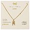 Gold Chain Pisces Charm Anklet