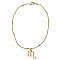Gold Chain Scorpio Charm Anklet