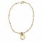 Gold Chain Taurus Charm Anklet