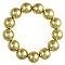 Large Lavish Luxury Oversize Gold Bead Stretch Bracelet