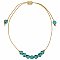 Stone Style Turquoise Bead Pull Bracelet