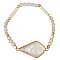 Ocean Floor White Bead Shell Bracelet