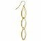 Modern Links Gold Linear Earring