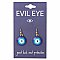 Blue Protecting Eye Gold Round Earrings