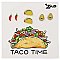 Taco Time Enamel Post Earring Set