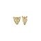 Matte Gold Cutout Wild Animal Post Earrings