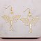 Wishing Wings Luna Moth Gold Earrings