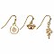 Golden Aura Mystical Charm Gold Earring Set