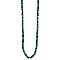 Blue Stacked Sequin Heishi Long Necklace