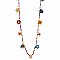 Large Daisy Chain Multi Bead Flower Necklace
