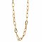 Simple Gold Paperclip Link Chain Necklace