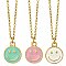 All Smiles Pastel Happy Face Necklace