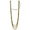 Gold Collar Long Chain Necklace