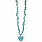 Southwest Love Turquoise Stone Heart Necklace