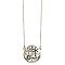 Four Seasons Silver Round Necklace