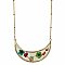 RGB Bouquet Gold Dried Flower Necklace