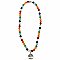 Tree of Balance Rainbow Bead Stretch Necklace