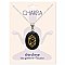 Eye Chakra Symbol Goldstone Necklace
