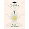Heart Chakra Symbol Opal Necklace