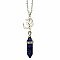 Inner Peace Lapis Stone Om Necklace