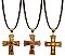 Faux Stone Ornate Cross Necklace