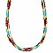 Classic Southwest Seed Bead Necklace