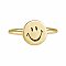 Put on a Happy Face Gold Ring