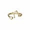 Gold Crystal Libra Constellation Ring