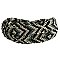 Black & White Woven Wrap Bracelet
