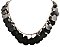 16" Black Sequin Drop Necklace
