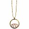 Lotus Life Mixed Metal Stretch Necklace